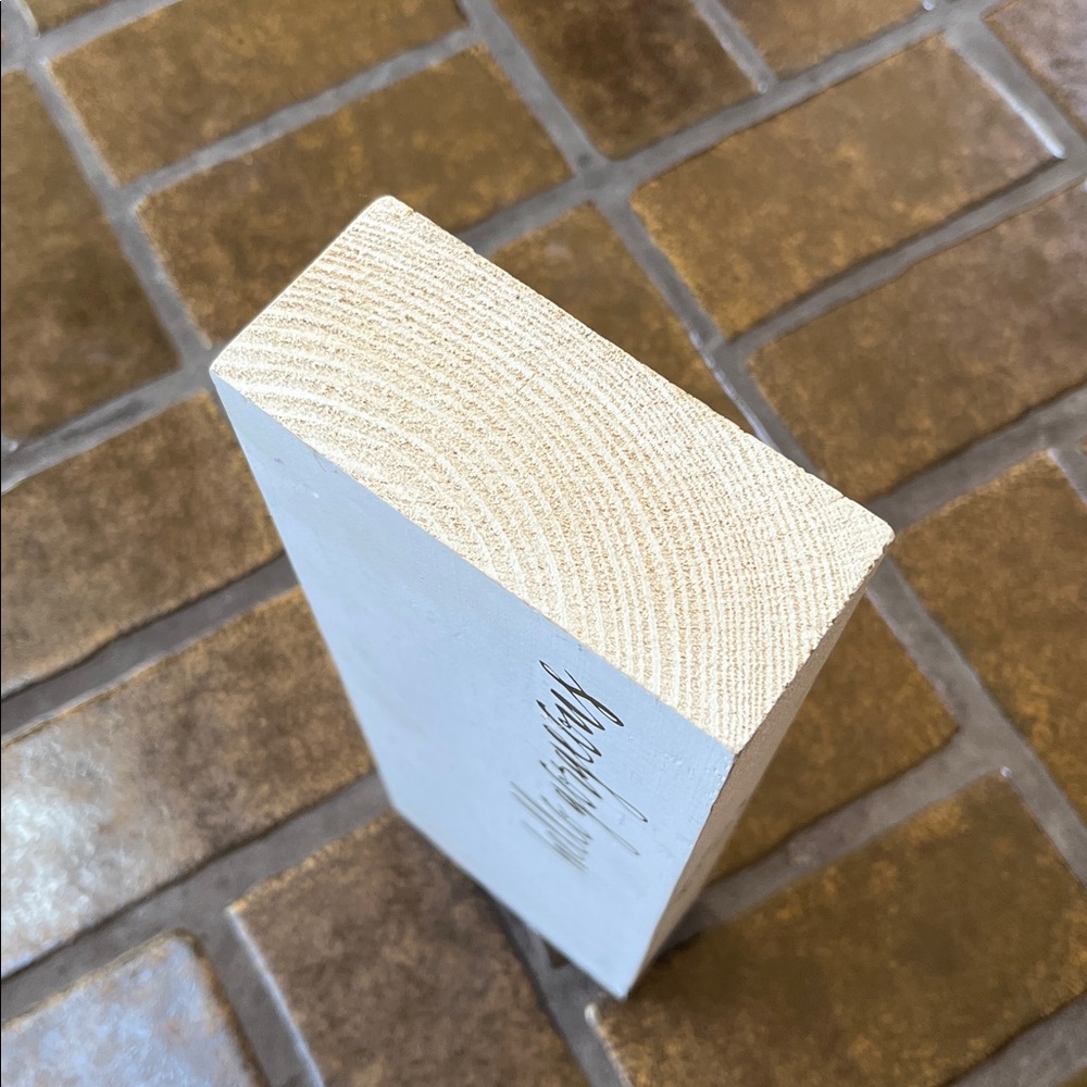 Mercantile Design Hello Gorgeous White & Gold Farmhouse Makeup Brush Holder - Picture 15 of 16